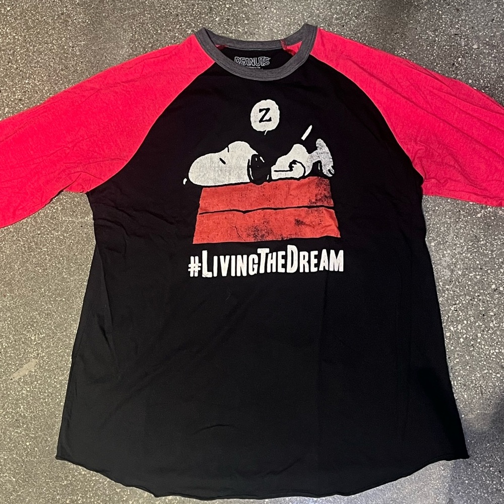 PEANUTS Snoopy Baseball Tee #livingthedream